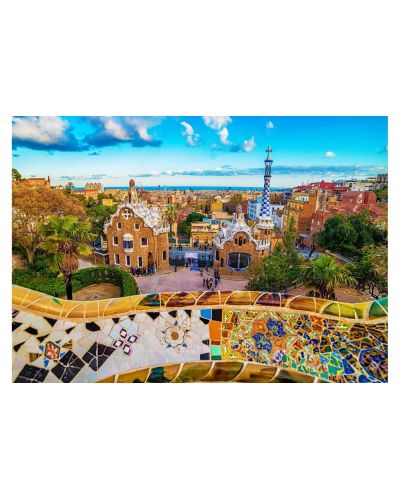 Puzzle Enjoy de 1000 piese - View from Park Guell, Barcelona - 2